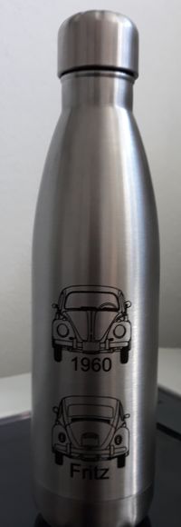 Flaschengravur VW K&auml;fer
